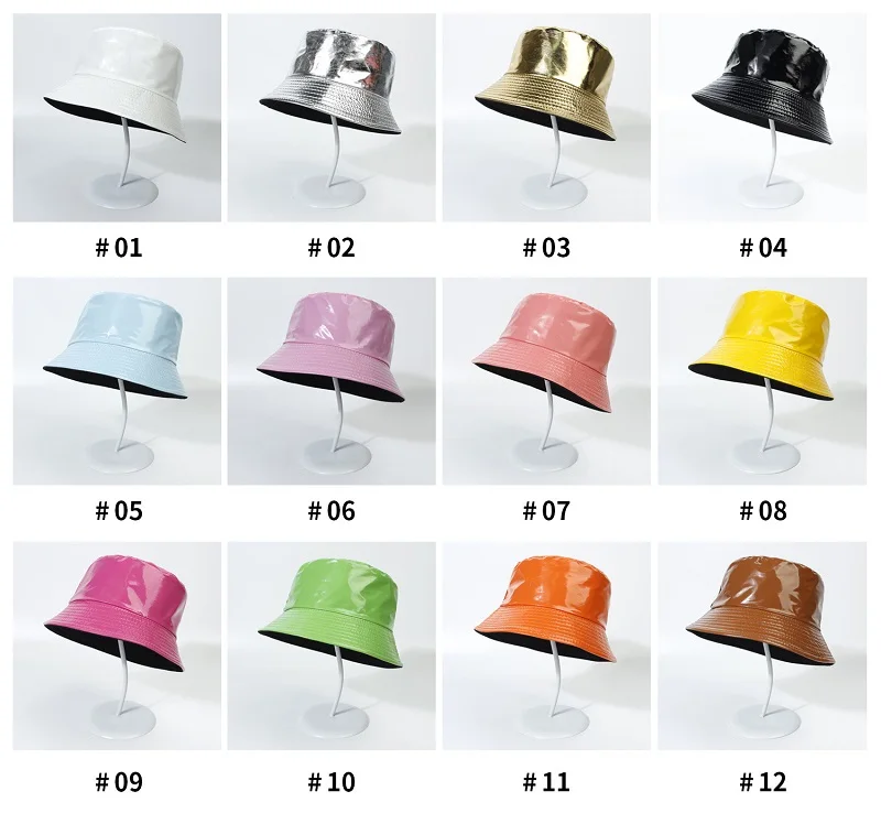 Fashion Shiny Hip-Hop Bucket Hat for Women Men - Uniqwear