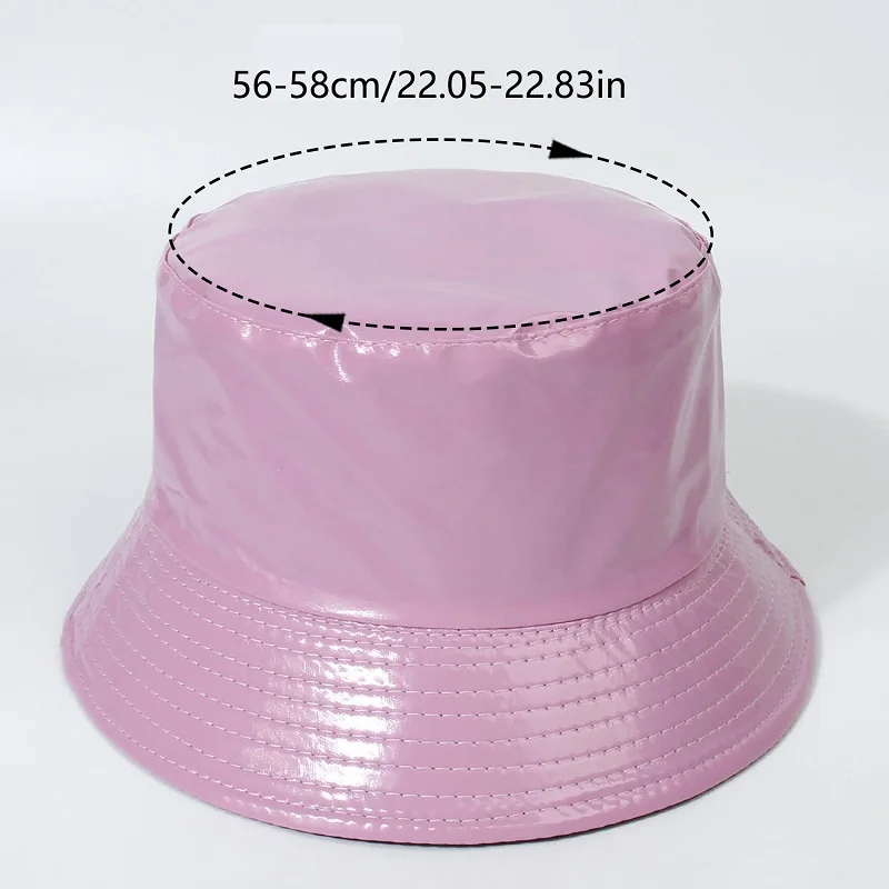 Fashion Shiny Hip-Hop Bucket Hat for Women Men - Uniqwear