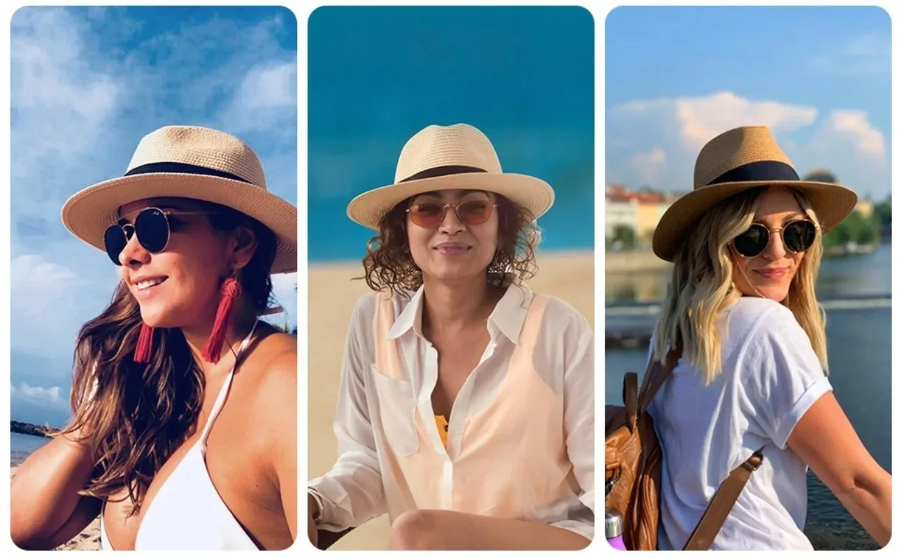 Summer Large Size Classic Sun Hats for Men Women - Uniqwear