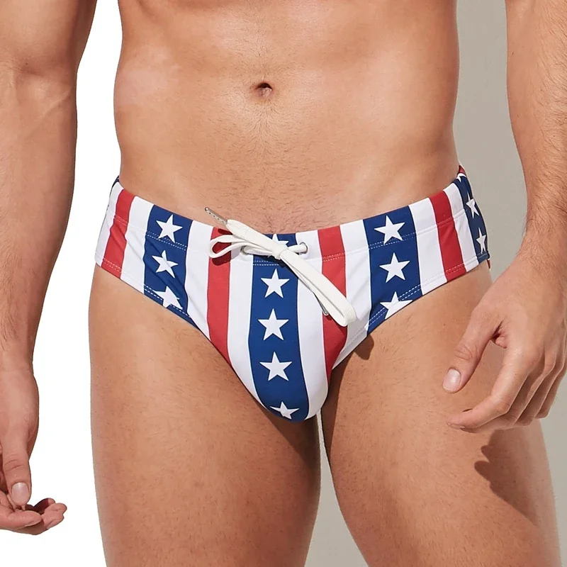 Men's Swimming Tight Push-up Pad Swim Trunks - Uniqwear