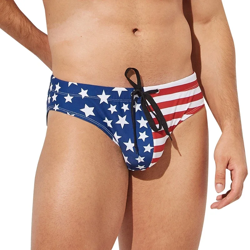 Men's Swimming Tight Push-up Pad Swim Trunks - Uniqwear